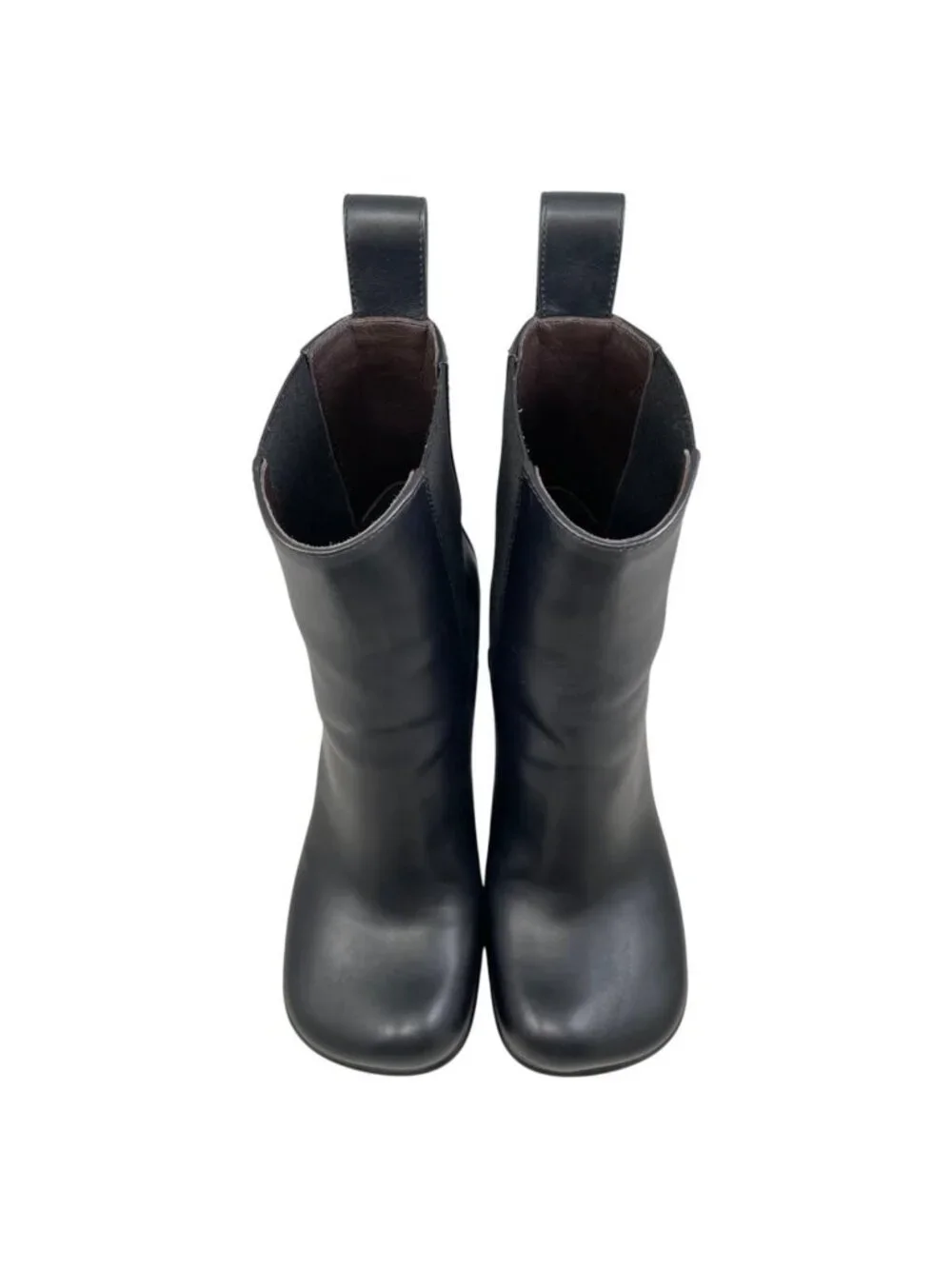 Bottega Veneta Short Boots Side Gore 37 Leather Black
